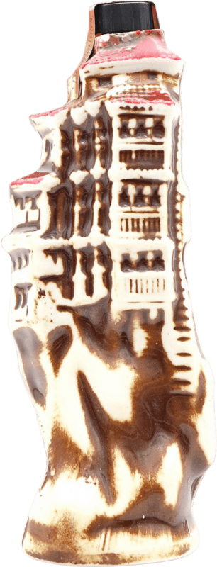 Envio grátis | Licores Ortega Resoli Casas Colgadas Cuenca Espanha Garrafinha Miniatura 5 cl