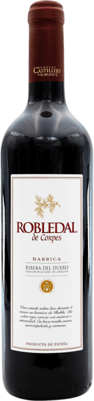 Envoi gratuit | Vin Rouge Robledal de Corpes Barrique D.O. Ribera del Duero Espagne 75 cl