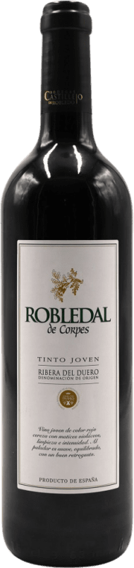 Бесплатная доставка | Красное вино Robledal de Corpes Молодой D.O. Ribera del Duero Испания 75 cl