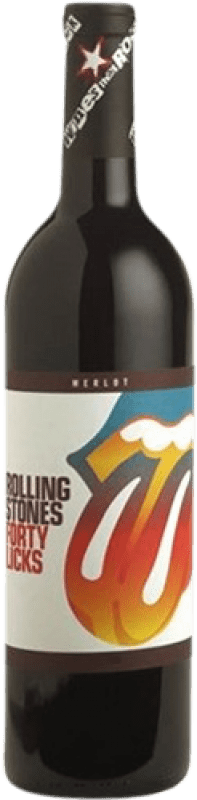 Free Shipping | Red wine Rolling Stones Forty Licks United States Merlot 75 cl