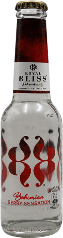 Envio grátis | Caixa de 4 unidades Refrescos e Mixers Royal Bliss Bohemian Berry Sensation Tonic Water Espanha Garrafa Pequena 20 cl