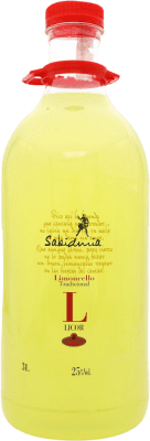 Licores Sabiduría. Limoncello Garrafão 3 L