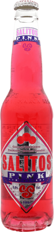 Free Shipping | Beer Salitos Pink Mexico One-Third Bottle 33 cl