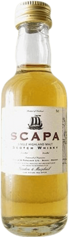 24,95 € Envio grátis | Whisky Single Malt Scapa Gordon & Macphail Espécime de Colecionador Garrafa Miniatura 5 cl