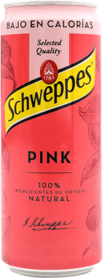 Envoi gratuit | Boissons et Mixers Schweppes Tónica Pink Espagne Boîte 33 cl