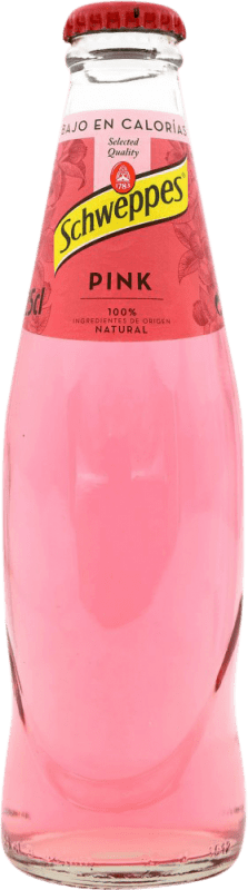 0,95 € 免费送货 | 饮料和搅拌机 Schweppes Tónica Pink 小瓶 25 cl
