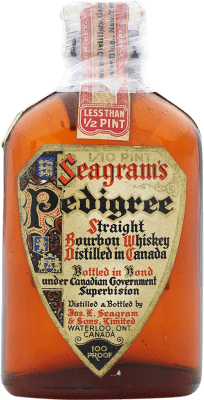 Виски Бурбон Seagram's Pedigree Коллекционный образец 8 Лет миниатюрная бутылка 5 cl