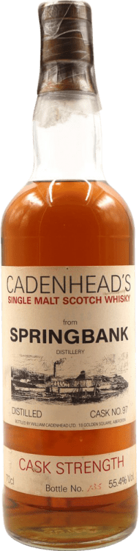 Envoi gratuit | Single Malt Whisky Springbank Cadenhead's Spécimen de Collection Royaume-Uni 70 cl