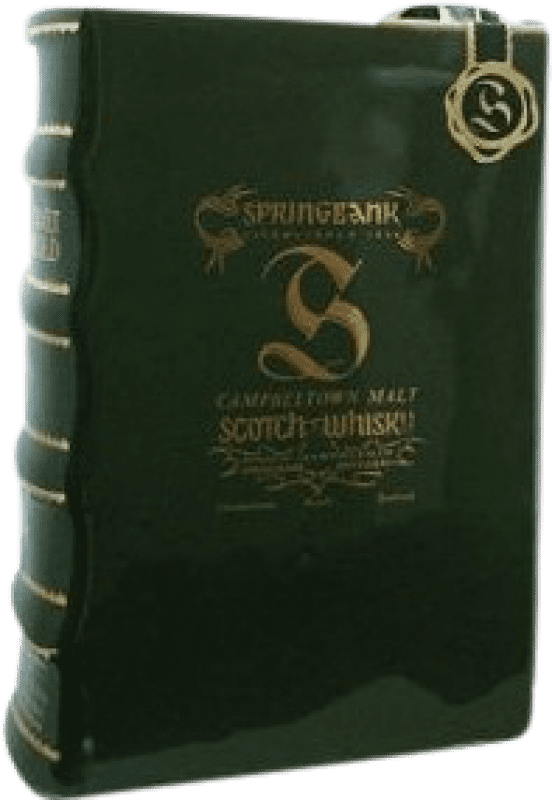 免费送货 | 威士忌单一麦芽威士忌 Springbank Old Ceramic Book Volumen I 收藏家标本 英国 8 岁 70 cl