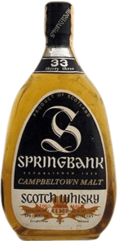 Free Shipping | Whisky Single Malt Springbank Pear Shaped United Kingdom 33 Years 70 cl