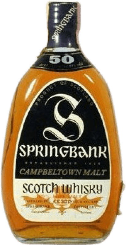 Free Shipping | Whisky Single Malt Springbank Pear Shaped United Kingdom 50 Years 70 cl