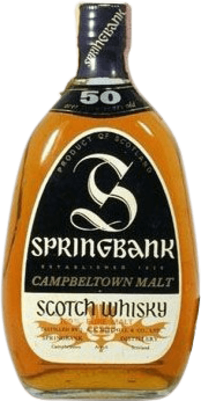 Free Shipping | Whisky Single Malt Springbank Pear Shaped United Kingdom 50 Years 70 cl