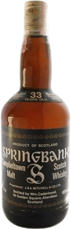 6 132,95 € Spedizione Gratuita | Whisky Single Malt Springbank Esemplare da Collezione 33 Anni