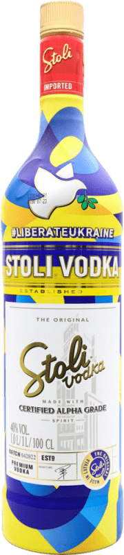42,95 € | Vodka Stolichnaya Stoli Liberate Ukraine Federação Russa 1 L