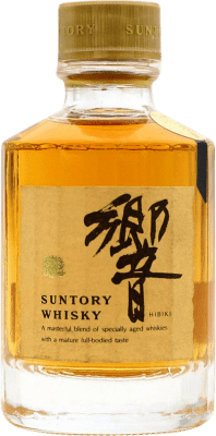Envío gratis | Whisky Blended Suntory Hibiki Japón Botellín Miniatura 5 cl