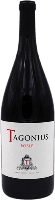 16,95 € Envío gratis | Vino Tinto Tagonius Roble D.O. Vinos de Madrid Botella Magnum 1,5 L