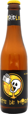 Free Shipping | 4 units box Beer Tete de Mort Triple Belgium Third-Liter Bottle 33 cl