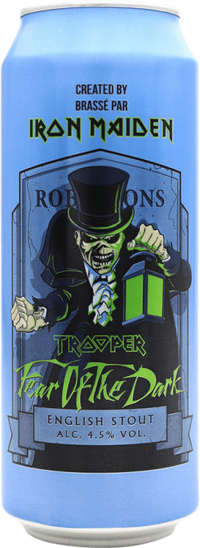 Envío gratis | Cerveza Trooper Fear of the Dark Reino Unido Lata 50 cl