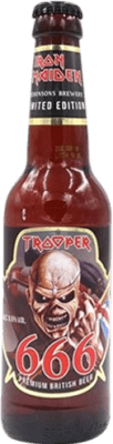 Bier Trooper Iron Maiden 666 Drittel-Liter-Flasche 33 cl