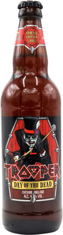 Spedizione Gratuita | Birra Trooper Iron Maiden Day of the Dead Regno Unito Bottiglia Medium 50 cl