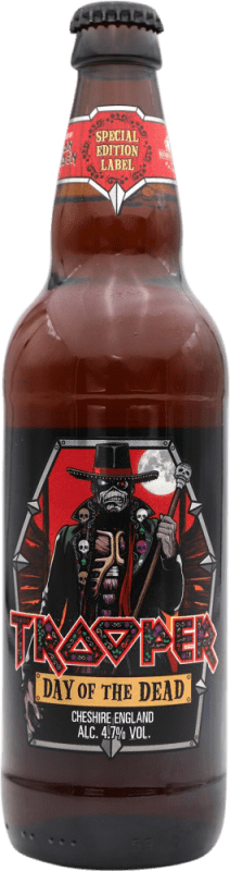 Spedizione Gratuita | Birra Trooper Iron Maiden Day of the Dead Regno Unito Bottiglia Medium 50 cl