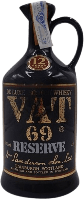 Envoi gratuit | Blended Whisky Grant & Sons Vat 69 Réserve Royaume-Uni 12 Ans 70 cl