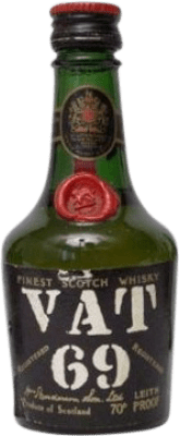 Blended Whisky Grant & Sons Vat 69 Bouteille Miniature 5 cl