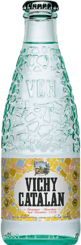 6,95 € Envío gratis | Caja de 6 unidades Agua Vichy Catalan Frizzante — Espumoso de Aguja Botellín 25 cl