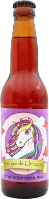 Kräuterlikör Viking Bad Hidromiel Sangre de Unicornio Drittel-Liter-Flasche 33 cl