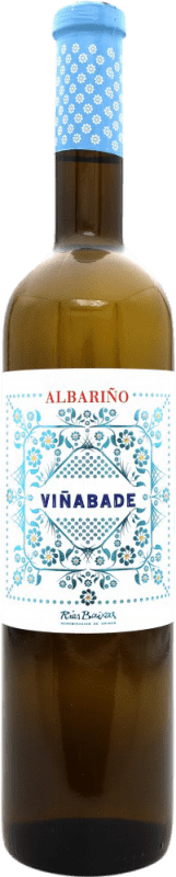 Бесплатная доставка | Белое вино Viñabade D.O. Rías Baixas Испания Albariño 75 cl