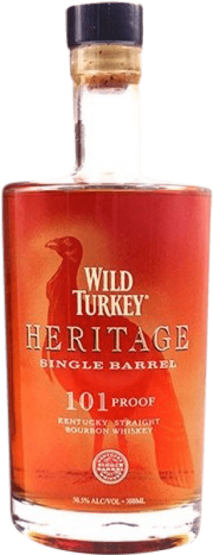 Бесплатная доставка | Виски Бурбон Wild Turkey Heritage Соединенные Штаты 70 cl