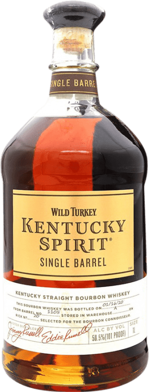 Бесплатная доставка | Виски Бурбон Wild Turkey Kentucky Spirit Соединенные Штаты 1 L