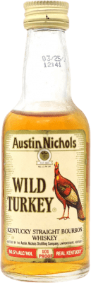 19,95 € | Whisky Bourbon Wild Turkey États Unis Mini-Bouteille 5 cl Objet de Collection Non Destinée à la Consommation
