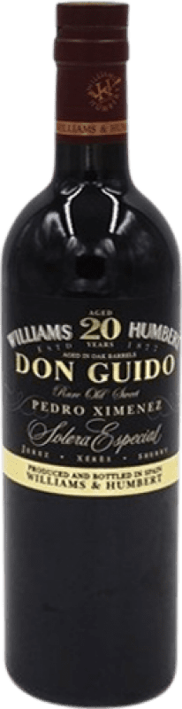 Kostenloser Versand | Verstärkter Wein Williams & Humbert Don Guido D.O. Jerez-Xérès-Sherry Spanien Pedro Ximénez 20 Jahre Halbe Flasche 37 cl