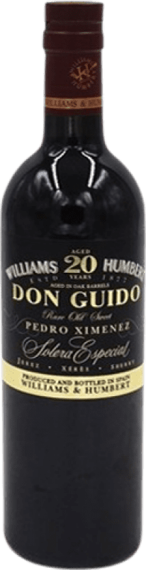 Envio grátis | Vinho Generoso Fortificado Williams & Humbert Don Guido D.O. Jerez-Xérès-Sherry Espanha Pedro Ximénez 20 Anos Meia Garrafa 37 cl