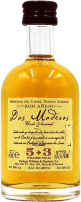 Envoi gratuit | Rhum Williams & Humbert Dos Maderas 5+3 Espagne Bouteille Miniature 5 cl