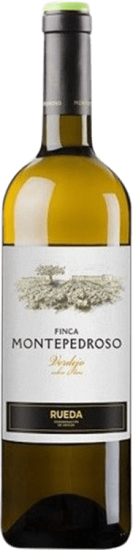 19,95 € Envío gratis | Vino Blanco Finca Montepedroso Sobre Lías D.O. Rueda Botella Magnum 1,5 L