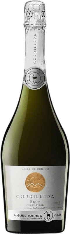 Envio grátis | Espumante branco Torres Cordillera Brut D.O. Valle de Curicó Valle de Curicó Chile Pinot Preto 75 cl