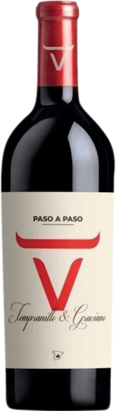 12,95 € Бесплатная доставка | Красное вино Volver Paso a Paso Tempranillo & Graciano I.G.P. Vino de la Tierra de Castilla