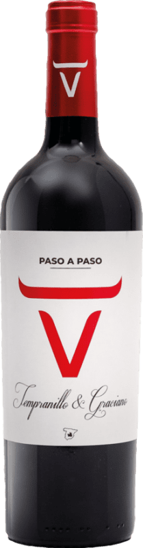 8,95 € | Vino tinto Volver Paso a Paso Tempranillo & Graciano I.G.P. Vino de la Tierra de Castilla Castilla la Mancha España Tempranillo, Graciano 75 cl