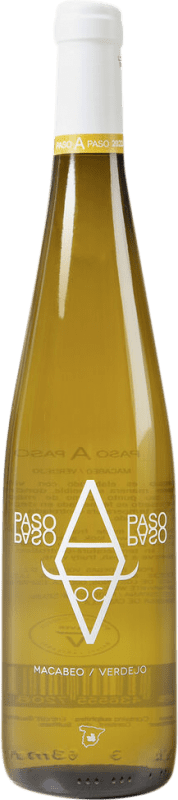 Kostenloser Versand | Weißwein Volver Paso a Paso Jung I.G.P. Vino de la Tierra de Castilla Kastilien-La Mancha Spanien Macabeo, Verdejo 75 cl