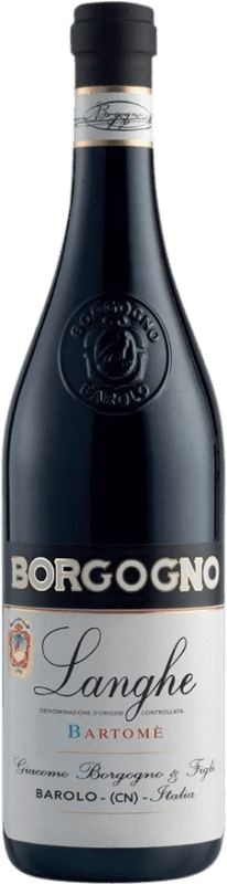 Envio grátis | Vinho tinto Giacomo Borgogno Bartomè D.O.C. Langhe Itália Nebbiolo 75 cl