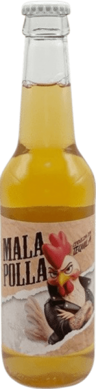 Kostenloser Versand | Bier Mala Polla Spanien Drittelliterflasche 33 cl Tequila