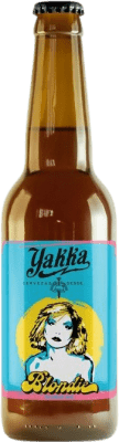 Spedizione Gratuita | Birra Yakka Blondie Castilla-La Mancha Spagna Bottiglia Terzo 33 cl