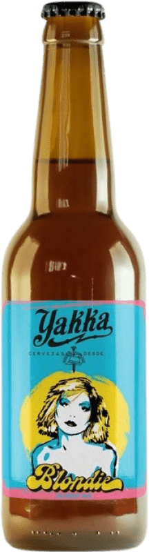 Envío gratis | Cerveza Yakka Blonde — Rubia Castilla la Mancha España Botellín Tercio 33 cl