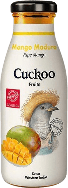 Бесплатная доставка | Безалкогольные напитки Cuckoo Maduro Испания Мини-бутылка 25 cl Mango — Манго Без алкоголя