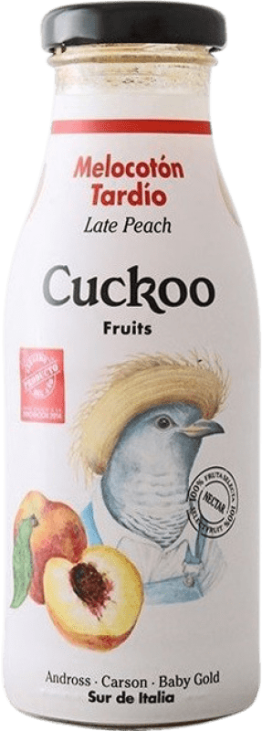 3,95 € | Refrescos Cuckoo España Botellín 25 cl Melocotón Sin Alcohol