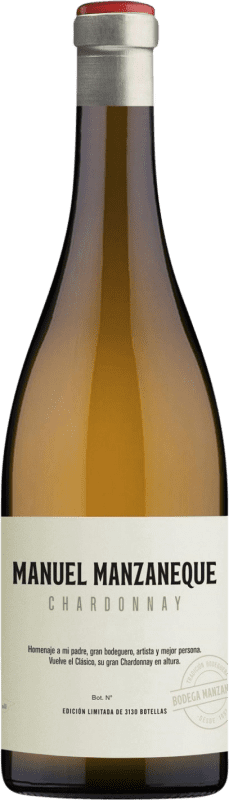 Envoi gratuit | Vin Blanc EA Vinos by Manzaneque I.G.P. Vino de la Tierra de Castilla Castilla La Mancha Espagne Chardonnay 75 cl