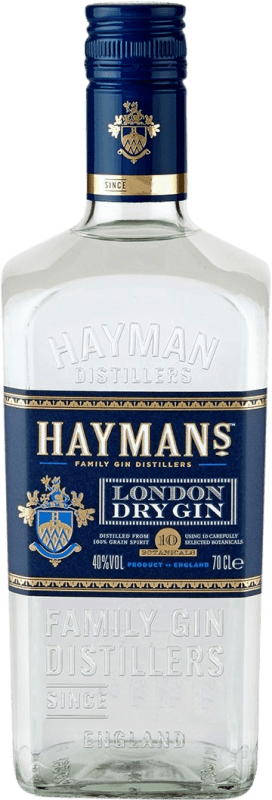 33,95 € | Gin Hayman's London Dry Reino Unido 70 cl Sem Álcool