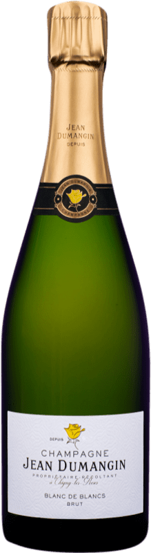 Envio grátis | Espumante branco Jean Dumangin Blanc de Blancs Terroir Brut Reserva A.O.C. Champagne França Chardonnay 75 cl